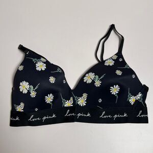 Victoria's Secret PINK bra size 34B Floral Wireless